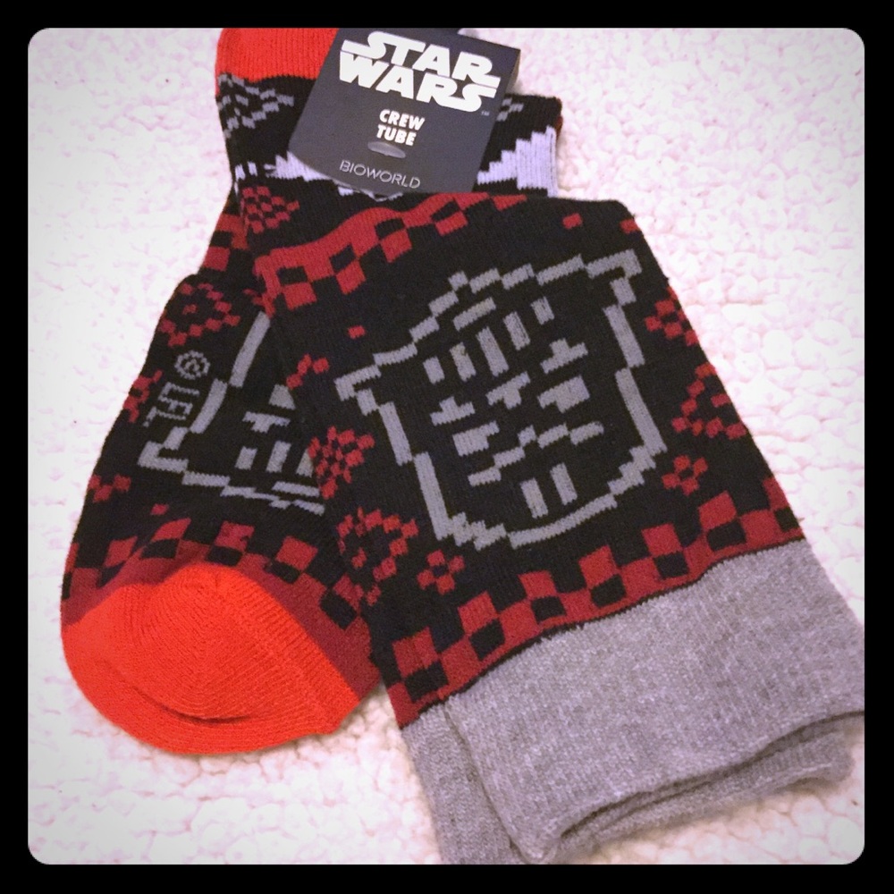 Star Wars crew tube socks